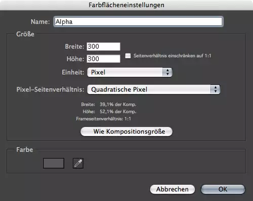 Adobe After Effects: Tip#3: Finetuning für Positions-Expressions : Alpha L