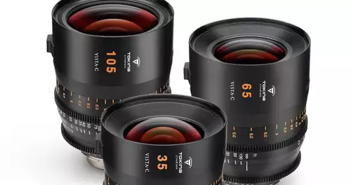 Tokina Cinema Vista-C Objektivserie mit rot/blauen Flares vorgestellt 