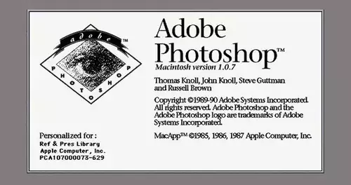 Photoshop 1.0 was released 35 years ago