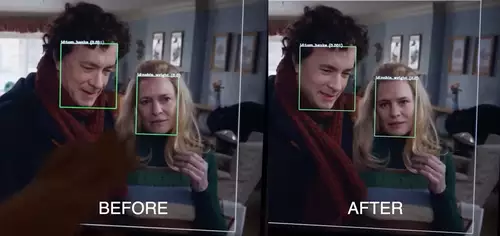 Real-time preview of de-/aging