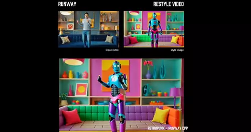 Runway Video Restyle gibt Videos vllig neuen Stil