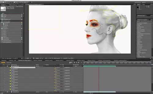 Arbeiten mit Bezier-Formen wie Masken und Grafiktablett