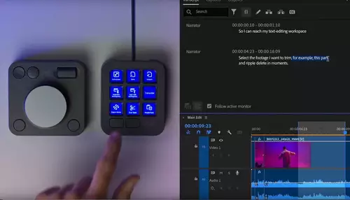 Logitech MX Creative Console with Adobe Premiere