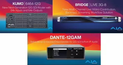 AJA prsentiert neue IP- und 12G-SDI-Lsungen vor der NAB 2025