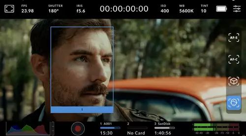 Objekt- und Gesichtstracking Autofokus für Blackmagic Kameras via Firmware Update