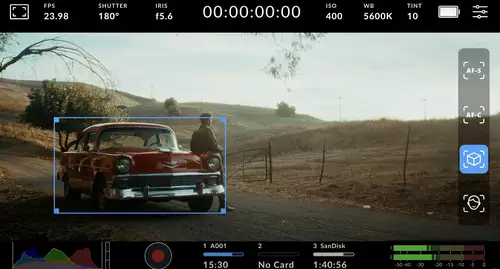 Objekt- und Gesichtstracking Autofokus für Blackmagic Kameras via Firmware Update