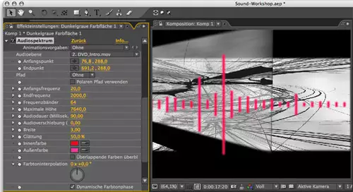 Workshop: Audio in After Effects 7.0 : Wellenspektrum