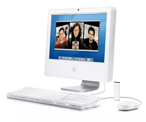 Videoschnitt-Kombi: Final Cut Express HD 3.5 auf Intel iMAC : iMac schraeg