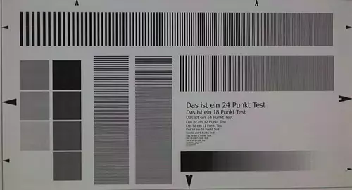 Das Schrfe-Chart der Sony HVR Z1