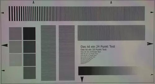 Das Schrfe-Chart der Canon XL H1