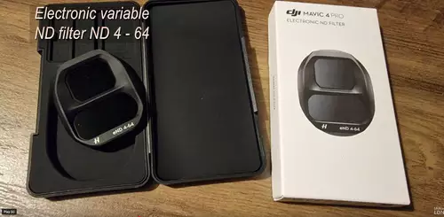 The electronic ND filter of the DJI Mavic 4 Pro including box by Ian in London