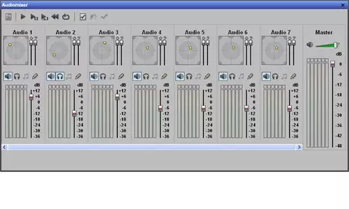 Der Audiomixer ist nun auch für Surround-Audiospuren ausgelegt.