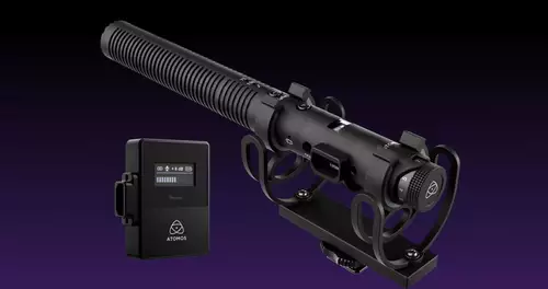 Atomos StudioSonic Shotgun Mic lässt sich per Funk oder Kabel anschliessen