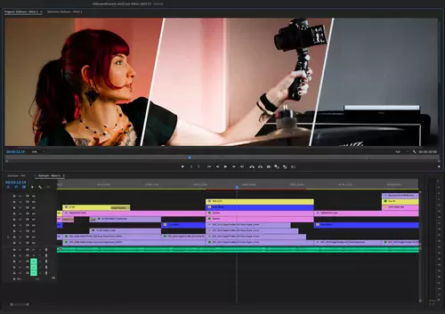 Create-a-Cut Wettbewerb Making-of des Gewinnerclips - Schnitt, Musik, Grading : trio