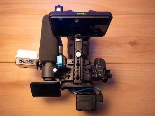Kompaktes Canon C70 Rig