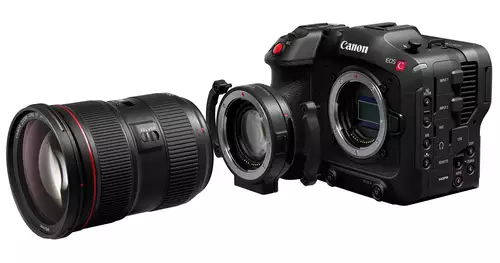 Canon EOS C70 und "Speedbooster" Bajonettadapter 0.71x