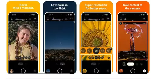 Adobe bringt kostenlose Profi-Kamera App mit KI-Funktionen 