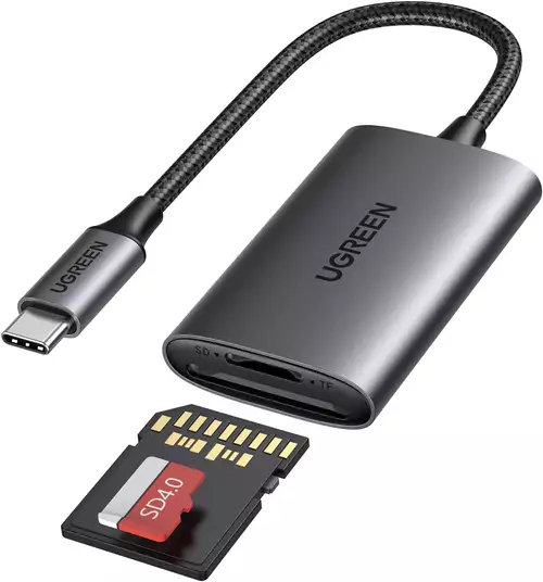 Der UGREEN 2-in-1 USB-C to SD 4.0 TF 4.0 Card Reader