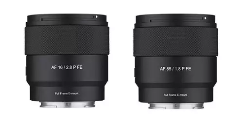 Zwei leichte Samyang Prima-Objektive (16mm / 85mm) für Sony E vorgestellt