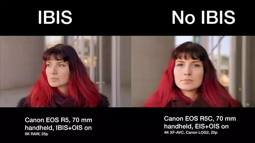 Sind Kameras mit IBIS besser? IBIS vs EIS: Warum Sensorstabilisierung (IBIS) nicht immer die bessere (Kamera)Wahl ist  : 70mmCanonR5CvsR5