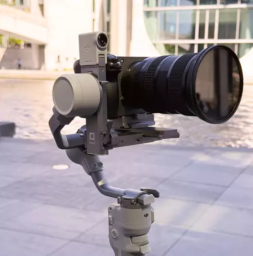 DJI RS4 Mini beim slashCam Dreh