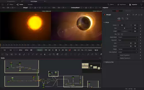 Nodes lassen sich zusammenfassen und dabei gut visuell strukturieren.