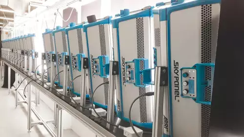 ARRI Skypanels, manufactured in Stephanskirchen