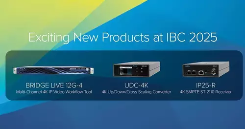 AJA&s new products for IBC 2025