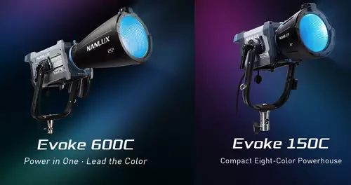 Nanlux Evoke 600C und Evoke 150C - Vollfarb-LED-Leuchten mit neuer Achtfarben-Technik