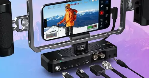 Blackmagic Camera ProDock - Dockingstation fr iPhone 17 Pro Filmer