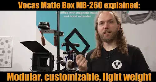 Neue Vocas Matte Box MB-260 - kompakt und frei konfigurierbar