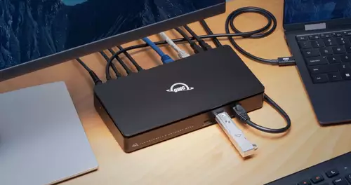 Neues OWC Thunderbolt-5-Dock erreicht bis zu 2.500 MB/s übers Netzwerk