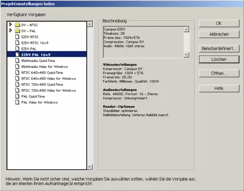 Canopus EZDV VS.2.00beta : 01