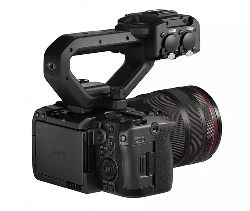 Entry-Level Cinema Kamera Canon EOS C50 im Praxistest: Kompaktes Arbeitstier mit 7K 50p Raw -  die neue FX3 Konkurrenz : CanonC50XLR 3