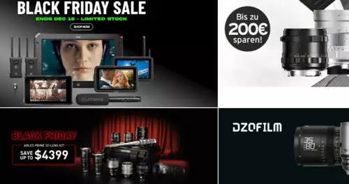 Erste Black Friday Angebote von Atomos, Nanlite, DZOFILM und mehr