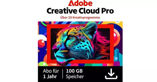 Black Friday Angebot - Adobe Creative Cloud Pro über die Hälfte günstiger