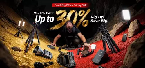 Black Friday Deals fr Kameras, Optiken und Licht von SmallRig, Obsbot, Tilta, ...