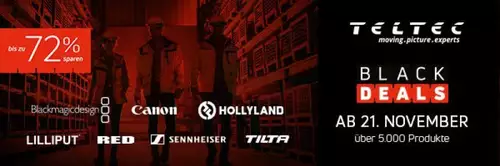 Teltec Black Deals sind online - und noch günstiger mit Gutscheincodes