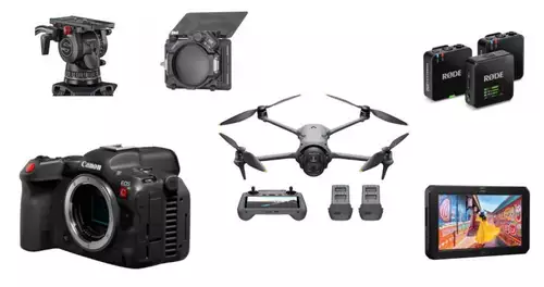 Ausgewählte Angebote - DJI Mavic 4 Pro, Canon R5 C, Sachtler aktiv12T...