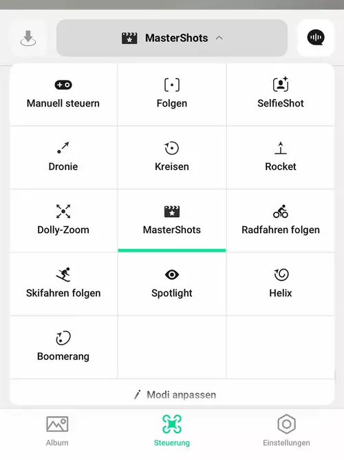 DJI Neo 2 mit Fly App ohne Controller