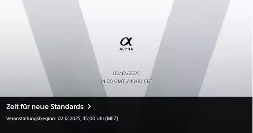 Neue Sony Alpha 7 V kommt am Dienstag