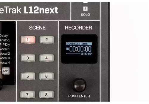 Zoom LiveTrak L12next OLED Display
