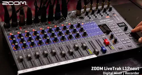 Zoom LiveTrak L12next - Mixer, Multitrack-Recorder und Audiointerface