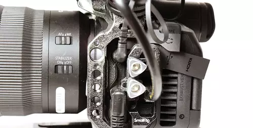 SmallRig "Black Mamba" Cage Kit für Canon EOS R5 C : CanonEOSR5CCageCableClamp