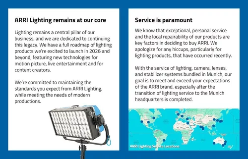 ARRI blickt optimistisch in die Zukunft - und lagert Lichtproduktion aus?