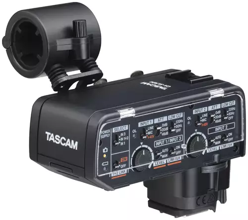 Der Tascam XLR-Adapter CA-XLR2d an der Canon EOS R3 und R5 C - inkl. Panasonic S1H-Vergleich  : Tascam ca xlr2d