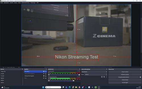 Sponsored Workshop Nikon ZR als Webcam oder Streaming-Kamera einrichten und nutzen : OBS SCENE