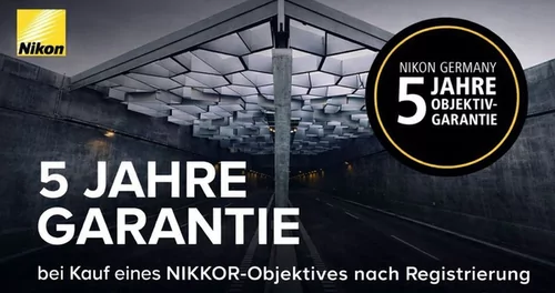 Nikon bietet kostenlose Garantieverlängerung auf 5 Jahre für ausgewählte Objektive