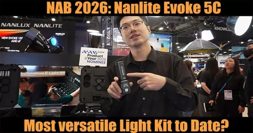 Nanlite Evoke 5C: Das vielseitigste, kompakte LED Spotlight am Markt?