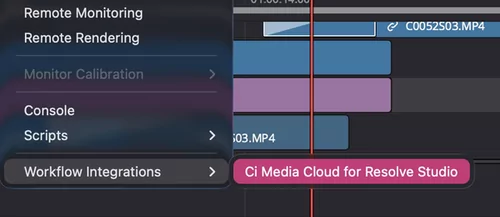 Sony CI Media und Blackmagic Cloud können in DaVinciResolve – zumindest aktuell - koexistieren
